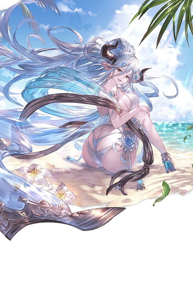 グラブル 水属性ssr 水着イシュミールの性能 評価 画像 詳細 きくまろgaming