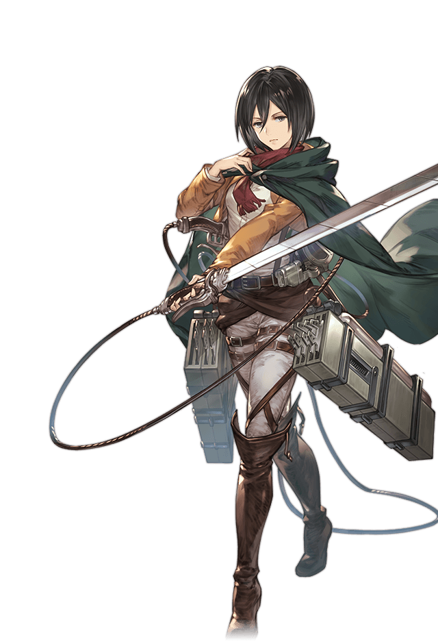 グラブル 風属性sr ミカサの性能 評価 画像 詳細 進撃の巨人コラボ きくまろgaming